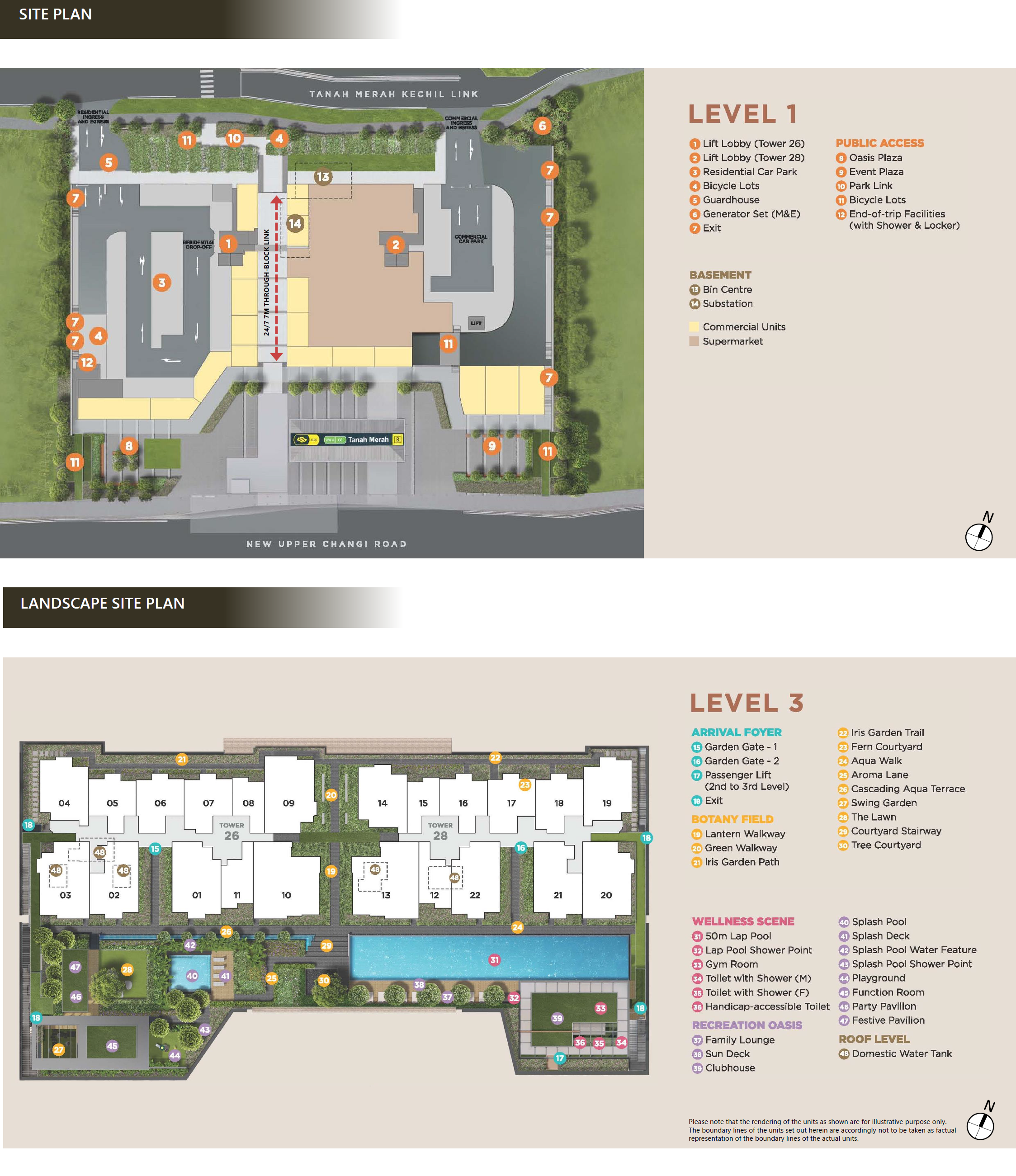 Sceneca Residence site plan